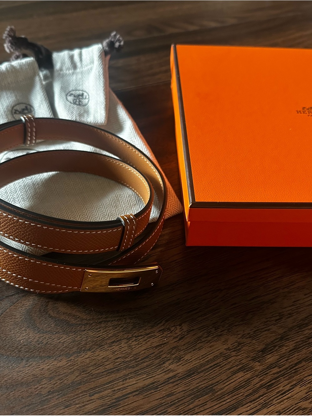 HERMES Kelly 18 belt